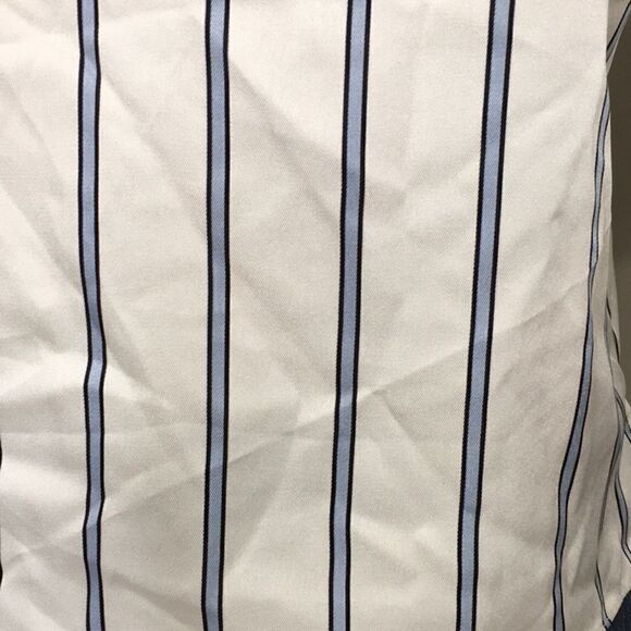 NEW. Vince Camuto stripe blouse with flutter sleeve. NWT - Picture 5 of 8